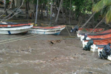 ¡ATENCIÓN! Habitantes de Choroní nuevamente son afectados por las fuertes lluvias