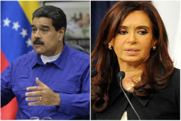 ¡PICADÍSIMO! La punta filosa que lanzó Maduro a Cristina Fernández luego de criticarlo a él y su régimen