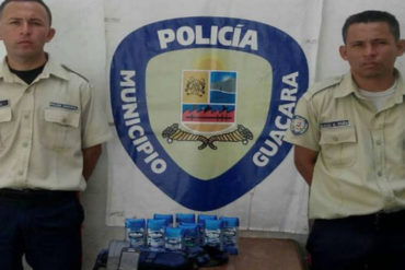 ¡EL PAÍS MALANDRO! Detenidos dos policías de Guacara por pedir dinero a cambio de devolver 11 desodorantes