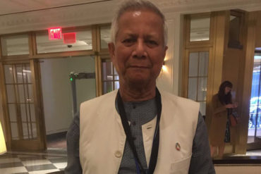 ¡ESCUCHA, NICO! Premio Nobel de la Paz, Muhammad Yunus pide libertad de los presos políticos