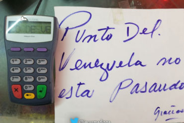 ¡IMPORTANTE! Reportan que puntos de ventas para tarjetas del Banco de Venezuela y del BOD no están pasando (+Fotos)