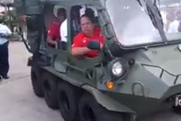 ¡DESCARO SIN LÍMITES! FANB presta vehículos para campaña de Marco Torres en Aragua (+Videos)