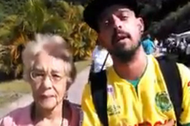 ¡SEPA! Abuela que participa en las primarias: «Voto para quitarnos de encima este peso que tenemos» (+Video)