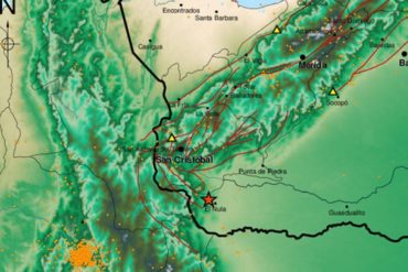 ¡SUSTO! Se registró un sismo de 4.1 grados de magnitud en Apure