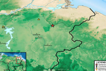 ¡ÚLTIMA HORA! Reportan sismo de 3.9 grados de magnitud en Guasipati, estado Bolívar #29Sep