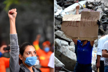 ¡SEPA! El sistema de señas que usan los rescatistas en México (y por qué guardar silencio con el puño en alto)