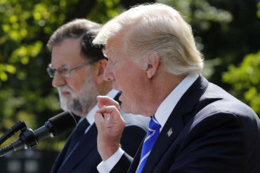 ¡TIEMBLEN, ROJOS! Trump en reunión con Rajoy: “La Unión Europea debe sancionar al régimen de Maduro” (+Video)