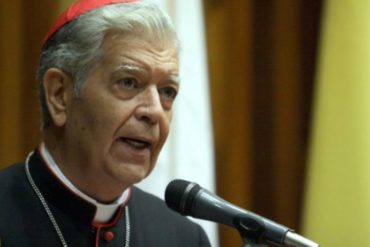 ¡ATENCIÓN! Conferencia Episcopal desmintió deceso del cardenal Urosa: “Su condición es delicada, pero ha presentado signos de mejoría”