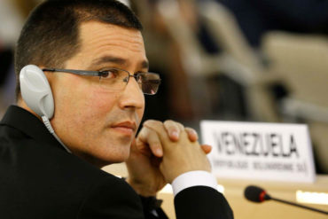 ¡EL QUE NO LA DEBE…! Jorge Arreaza se adelanta y asegura que la UE denunciará fraude electoral en Venezuela