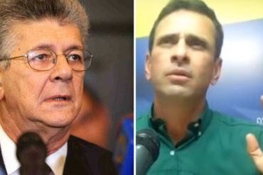 ¡DE FRENTE Y DURO! Capriles también le tiró su puntita a Ramos Allup: «O es marisco, o es molusco» (VIDEO)