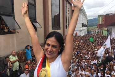 ¡COMO SI NADA! Laidy Gómez juramentada como gobernadora de Táchira (+»Selfie» incluido)