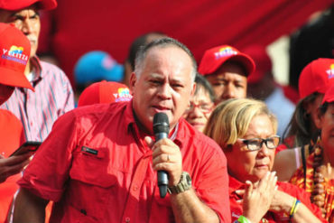 ¡ALUCINA! Diosdado se adelanta al CNE y dice que chavismo tuvo un triunfo “arrollador”