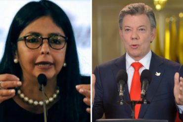 ¡NOVELERA! Delcy Rodríguez: Agresiones de Santos contra Venezuela son “inocultables”