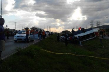 ¡LO ÚLTIMO! Accidente en la Regional del Centro dejó 40 heridos