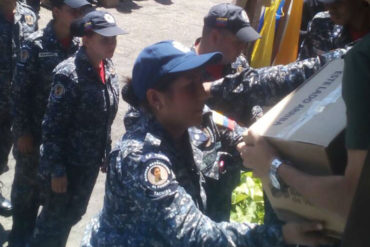¡DA PENA AJENA! Así recibieron las cajas CLAP los policías y bomberos de Táchira (+Fotos)