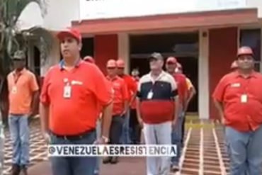 ¡VÉALO USTED MISMO! Así humillan a los trabajadores de PDVSA con ejercicios militares (+Video + ¡A discreción!)