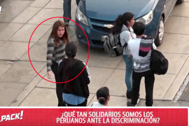 ¡GENIAL! Insultan a una venezolana en Perú como «experimento» y la reacción fue inesperada (+Video)