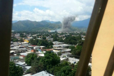 ¡PÁNICO! El momento de terror tras la explosión de una granada en Cavim (+Video)