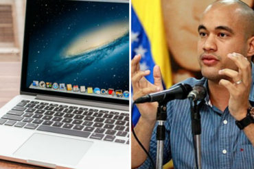 ¡QUÉ CARA DE TABLA! La “humilde” MacBook Pro de Héctor Rodríguez que equivale a 597 sueldos mínimo (+Fotos)