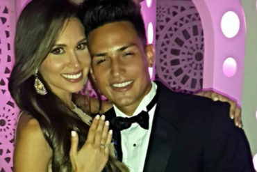 ¡TORTOLITOS! Las románticas fotos con las que Rosmeri Marval y Arán de las Casas celebraron un año de casados