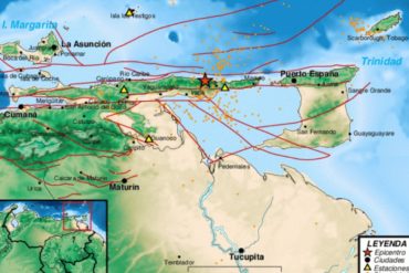 ¡ALERTA! Sismo de magnitud 3.4 se registró al noroeste de Güiria