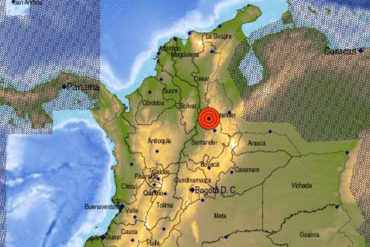 ¡ALERTA! Fuerte sismo de 5.7 se registró en Bucaramanga y sacudió Táchira, Mérida y Zulia este #30S