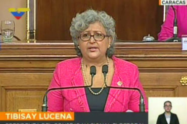 ¡TAN JUICIOSA! Lucena presentó balance de su gestión frente al Consejo Electoral de Unasur