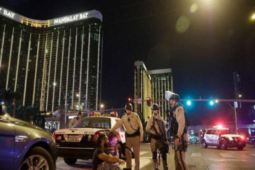 ¡DE TERROR! Vea el momento exacto en que comienza el tiroteo en Las Vegas (+Video)