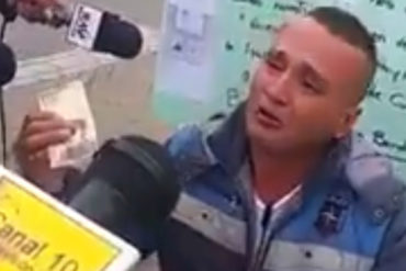 ¡DESGARRADOR! El duro testimonio de un venezolano en Colombia: Nicolás, nos estás matando