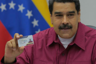 ¡AH, OK! Maduro promete bonos “más robustos” a través del carnet de la patria: “Le salvan la patria a más de uno”