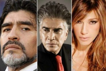 ¡MÍRALO! Así arremetió Maradona contra ‘El Puma’ José Luis Rodríguez y Catherine Fulop