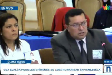 ¡PARA LLORAR! El testimonio del padre de Juan Pablo Pernalete en la OEA (+Video)