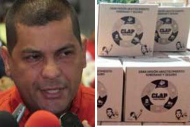 ¡CAZANDO VOTOS! Omar Prieto regala cajas del Clap a trabajadores del Metro de Maracaibo