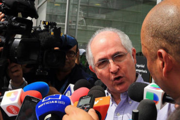 ¡CONTUNDENTE! El nuevo dardo que lanzó Ledezma sobre el diálogo en Dominicana