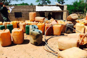 ¡ENTÉRESE! Más de 100 depósitos clandestinos de gasolina han sido descubiertos en San Cristóbal