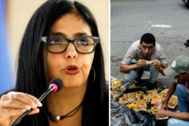 ¡CON SU CARA MUY LAVADA! Delcy Rodríguez insiste que no hay hambre ni crisis en Venezuela (+Video +descaro)