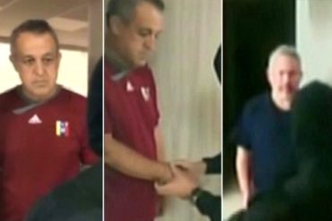 ¡IMPERDIBLE! El momento exacto en que detienen a Eulogio Del Pino y Nelson Martínez (+ los sacaron en pijama + Video)