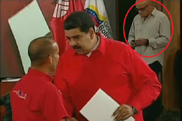 ¡IMPERDIBLE! La «emoción» de Jorge Rodríguez cuando Maduro salió en cadena nacional (+Video)