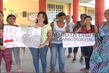 ¡QUÉ HORROR! Al menos 25 listas escolares se robaron de una escuela en Maracaibo