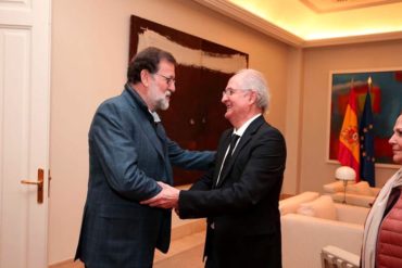 ¡ESTALLA NICOLÁS! Rajoy recibió a Ledezma y reiteró su compromiso con la democracia de Venezuela