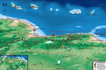 ¡ÚLTIMA HORA! Funvisis registró un sismo de magnitud 2.6 al norte de Maracay