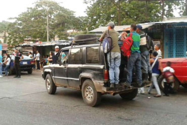 ¡QUÉ HORROR! Muere un hombre al caer de un improvisado transporte en Ocumare del Tuy