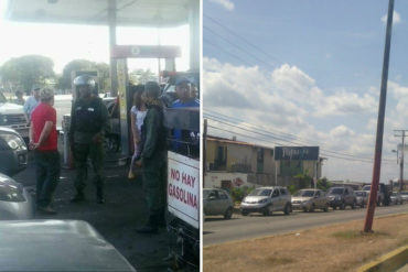 ¡KILOMÉTRICAS! Reportaron largas colas en las estaciones de gasolina de Barinas (+Video)