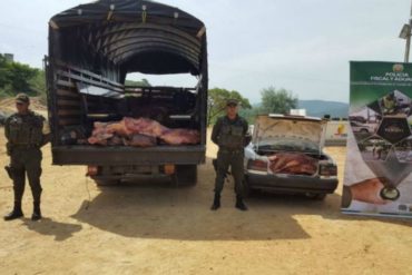 ¡LO ÚLTIMO! Confiscaron más de 3 toneladas de carne de contrabando