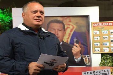 ¡ATENTOS! Cabello asoma posibilidad de sancionar a los dirigentes opositores que van al exterior a denunciar la crisis (+Video)