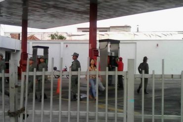 ¡ABUSADORES! Funcionarios oficialistas burlaron largas colas para surtir gasolina en Táchira