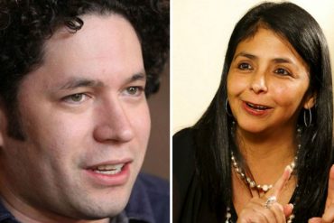 ¡AY, QUÉ «CUCHI»! Lo que le mandó Delcy Eloína a Gustavo Dudamel (VIDEO)