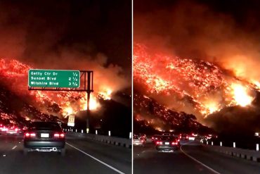 ¡FIN DE MUNDO! El fuego vuelve a arrasar California y ahora acecha a Los Ángeles (más de 200.000 evacuados+Videos)