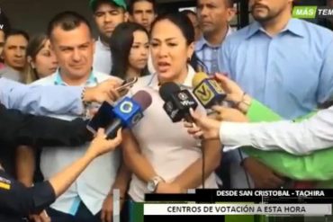 ¡ESTÁ INDIGNADA! Laidy Gómez denunció a punta de gritos que PoliTáchira moviliza votos oficialistas este #10Dic (+Video)