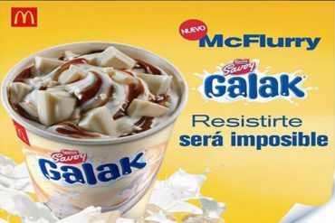 ¡CARITO VALE! El aterrador precio susto en el que aparecieron los helados de Mc Donald’s (toca soñar con el McFlurry de Galak)